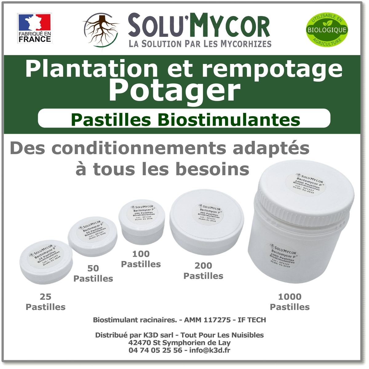 Gamme solu'Mycor Potager