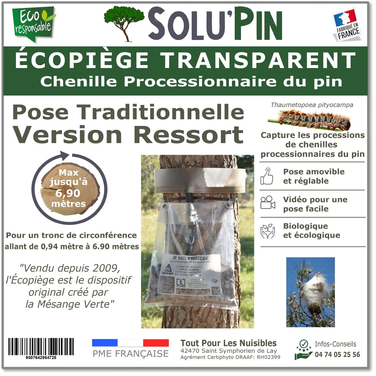 SoluPin - piège collier à chenille processionnaire du pin