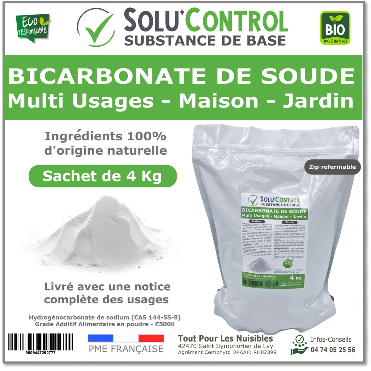 Bicarbonate de soude SOLU'CONTROL - 4kg