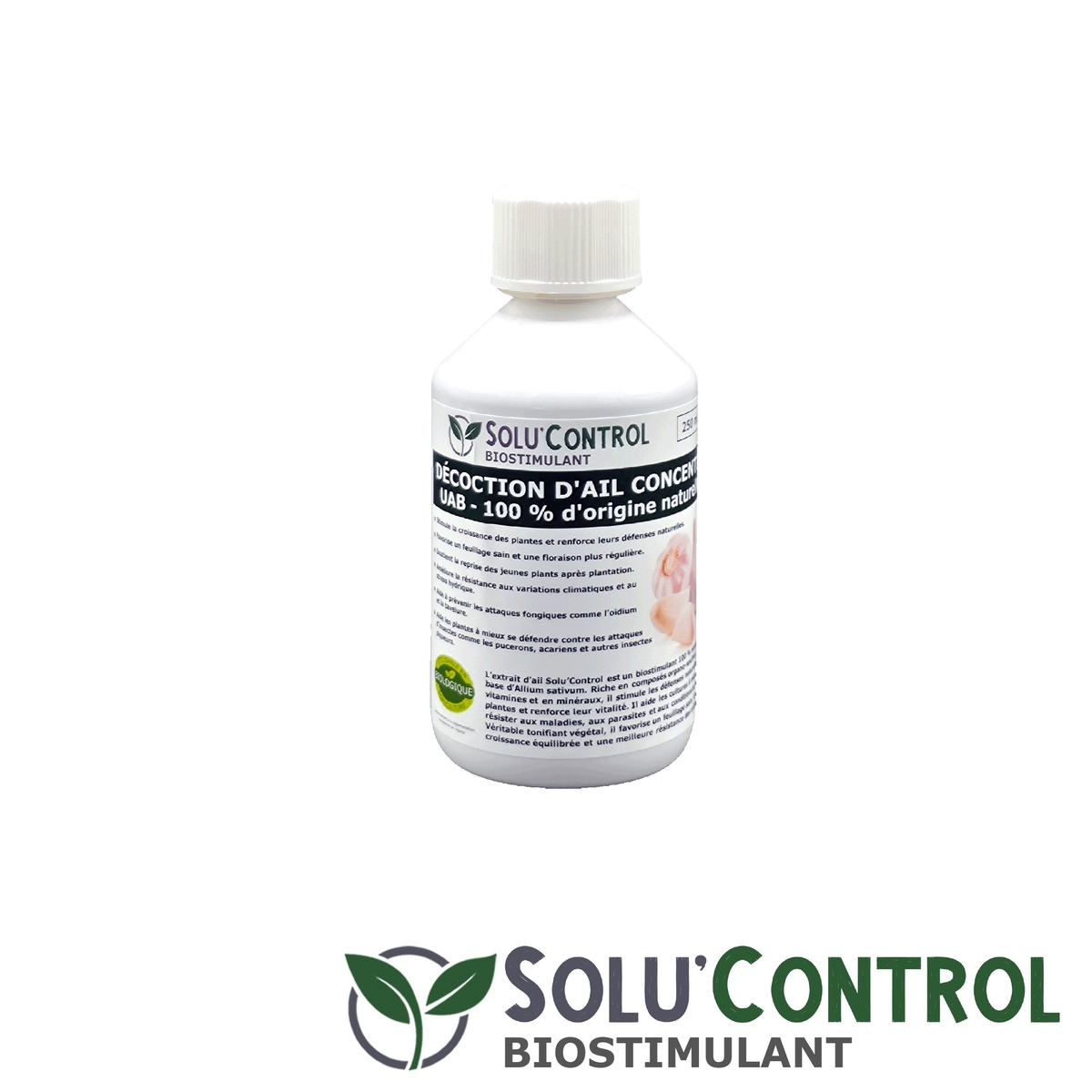 Décoction d'ail naturel UAB 250ml
