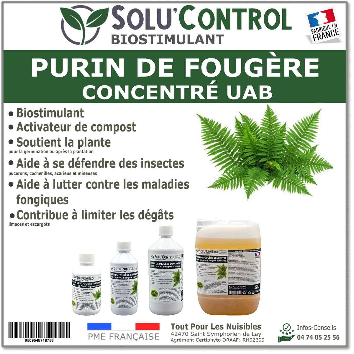 Purin de fougère UAB