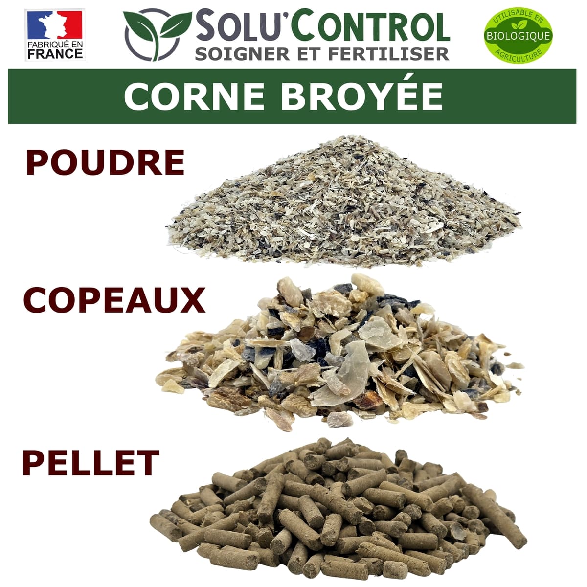 Gamme Corne Broyée