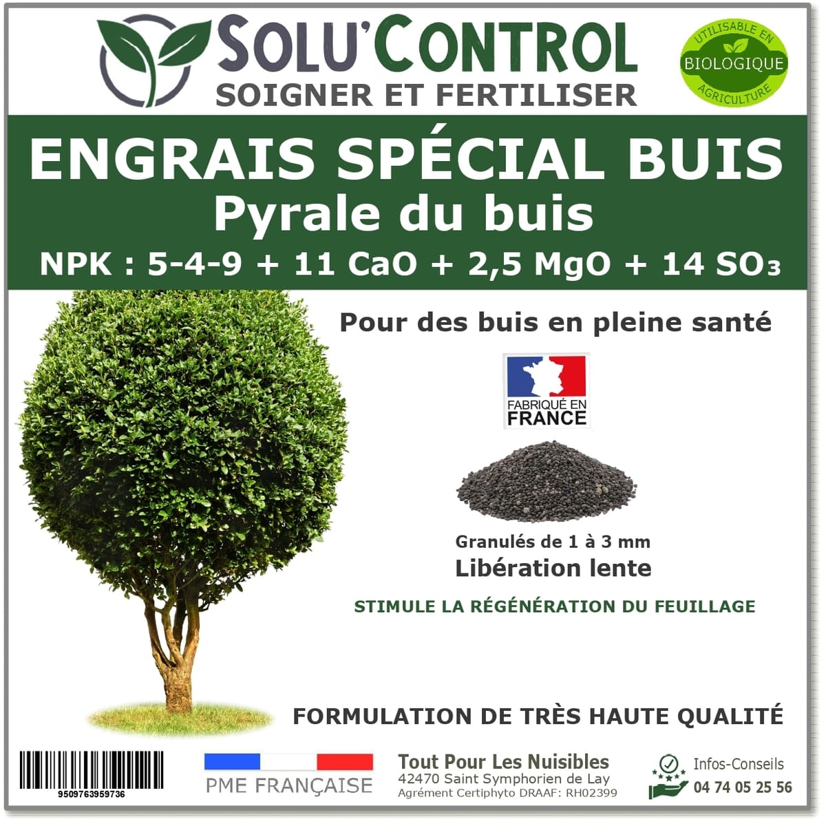 Engrais buis, Solu'control
