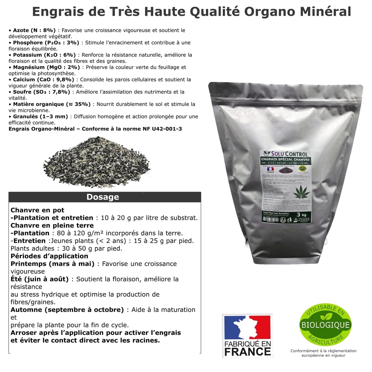 Information NPK 3kg