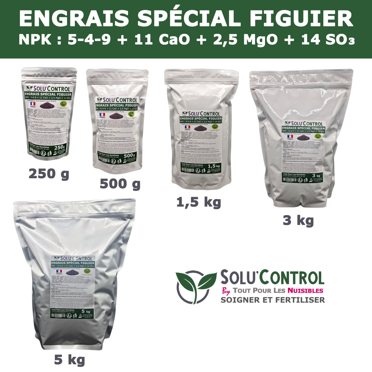 Gamme engrais figuier