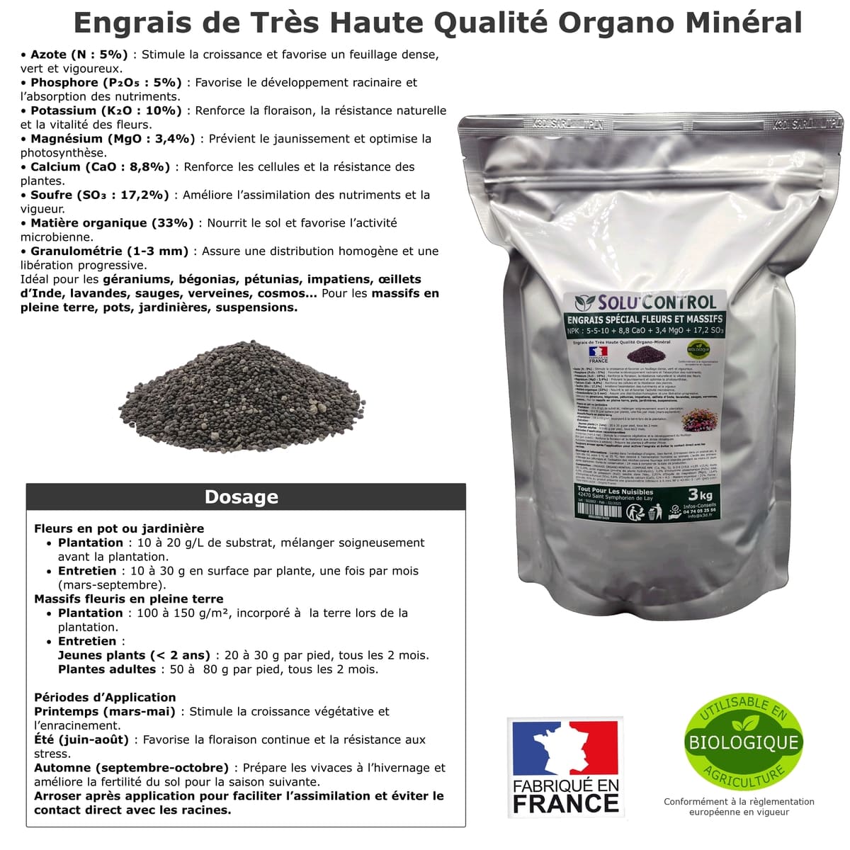 Information NPK 3kg