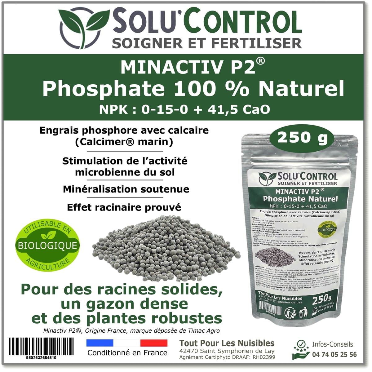 250 gr de Minactiv P2