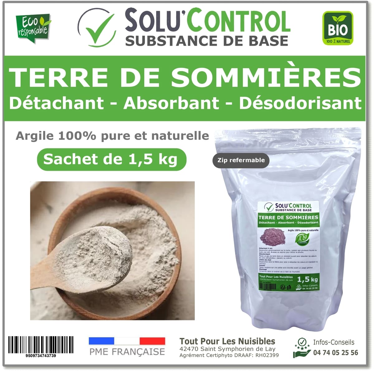 Terre de Sommières SOLU'CONTROL - 1.5kg