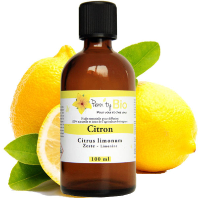 Citron Bio - Zeste - Huile essentielle Penntybio 100 ml
