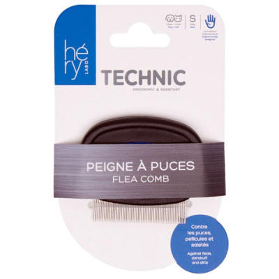 Peigne à puces chien/chat Technic- 54 dents - Taille S