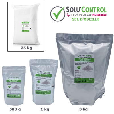 Sel d’Oseille, Acide Oxalique : Blanchir, Détacher, Rénover et Désoxyder - SOLU'CONTROL