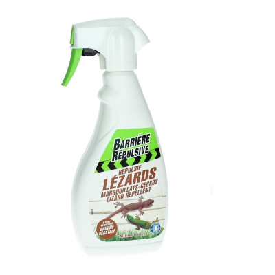 Répulsif lézard, margouillat et gecko - Pulvérisateur de 500 ml