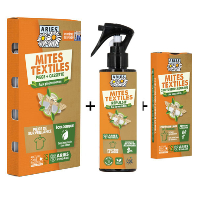 Détail du kit Mites Textiles Aries
