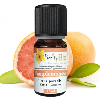 Pamplemousse Bio - Zeste - Huile essentielle Penntybio 10 ml
