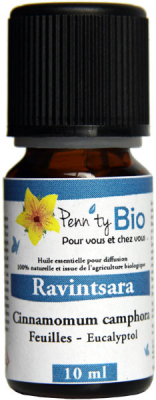 Ravintsara Bio - Feuilles - Huile essentielle Penntybio 10 ml