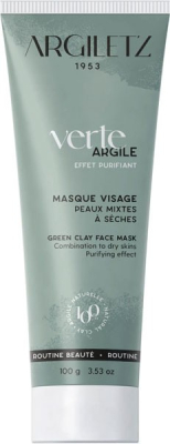 Masque argile verte - peaux grasses - 100 gr Argiletz