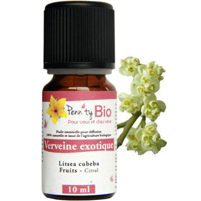 Verveine exotique Bio - Fruit - Huile essentielle - 10 ml
