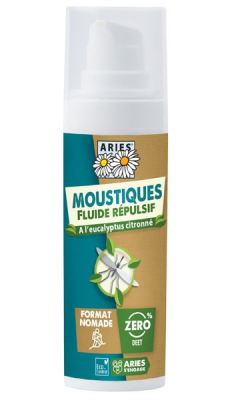 Fluide répulsif anti moustique hydratant bio - 30 ml - Aries