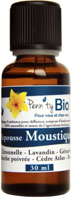 Repousse Moustiques - Synergie bio 30 ml - Penntybio