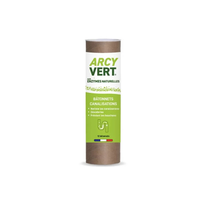 Bâtonnets canalisations et siphons, Arcyvert - Lot de 12