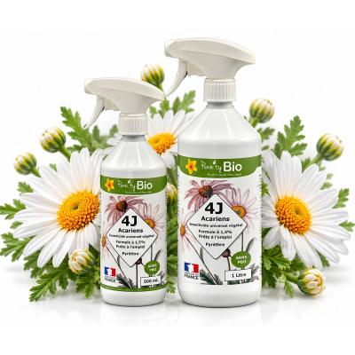 Insecticide 4J dilué 1.5% - Tous insectes - Prêt à l'emploi