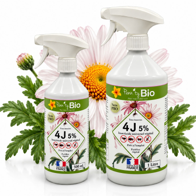 Insecticide 4J dilué 5% - Tous insectes - Prêt à l'emploi