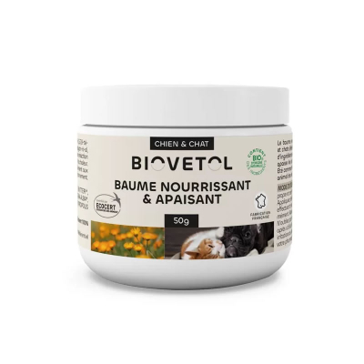 Baume nourrissant et apaisant pour chien et chat - 50 grs
