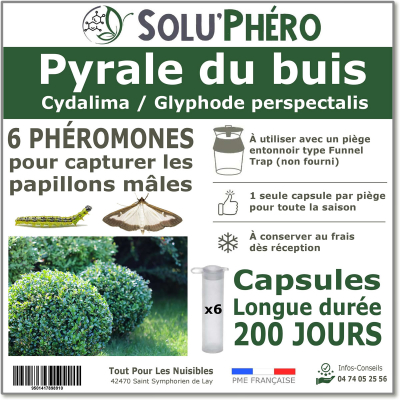 Soluphéro - Phéromone pyrale 200 x3