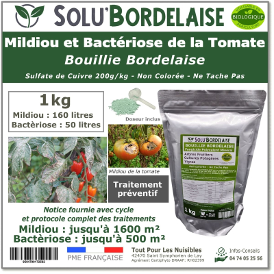 SOLU'BORDELAISE Mildiou de la tomate 500g