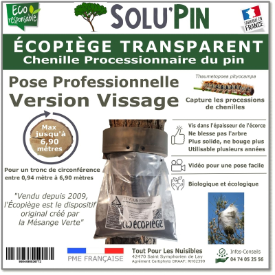 Ecopiège Transparent version vissage