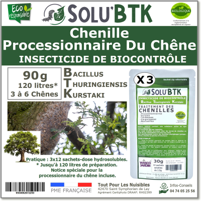 SOLU'BTK Processionnaire du chêne 90g