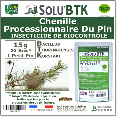 SOLU'BTK Processionnaire du pin 15g