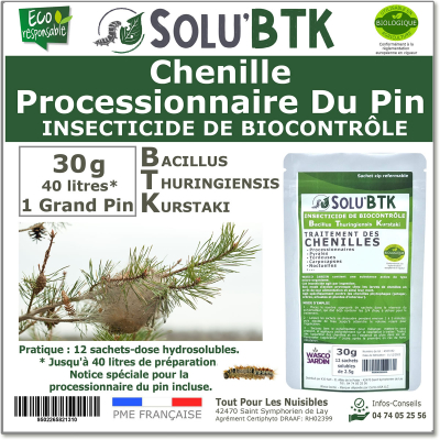 SOLU'BTK Processionnaire du pin 30g
