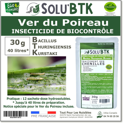 SOLU'BTK Ver du poireau 30g