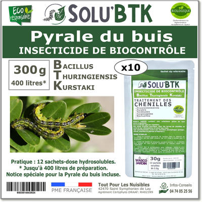 SOLU'BTK Pyrale du buis 300g