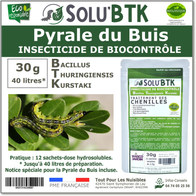 SOLU'BTK Pyrale du buis 30g