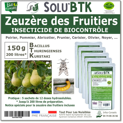 SOLU'BTK Zeuzère des fruitiers 150g