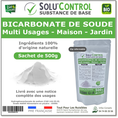 Bicarbonate de soude SOLU'CONTROL - 500g