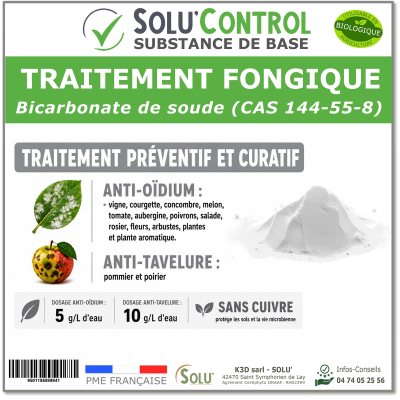 Bicarbonate de soude fongicide SOLU'CONTROL