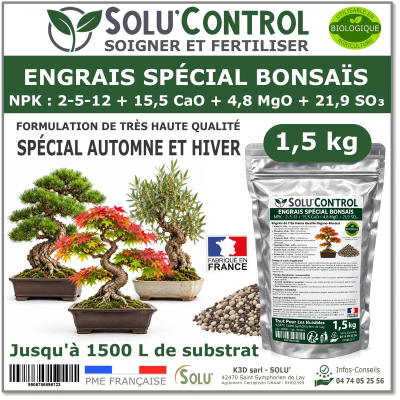 Engrais Bonsaïs SOLU'CONTROL - 1,5k