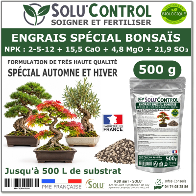 Engrais Bonsaïs SOLU'CONTROL - 500g