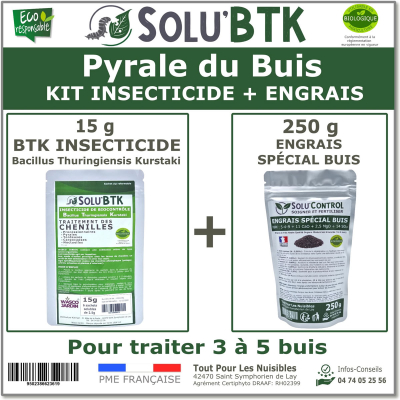 SOLU'BTK Pyrale du buis 15g