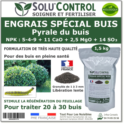 Engrais Buis SOLU'CONTROL - 1,5kg