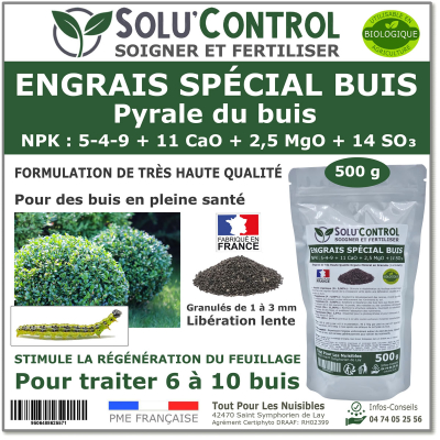 Engrais Buis SOLU'CONTROL - 500g