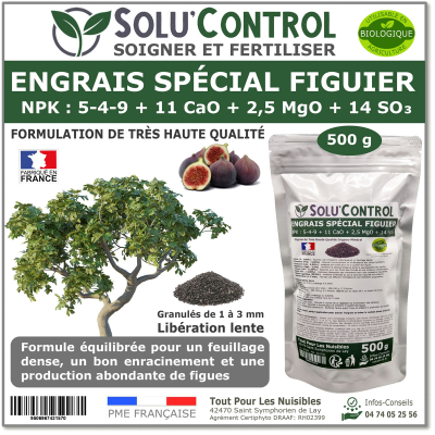 Engrais Figuier SOLU'CONTROL - 500g