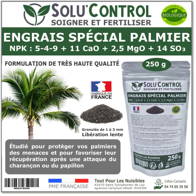 Engrais Palmier SOLU'CONTROL - 250g
