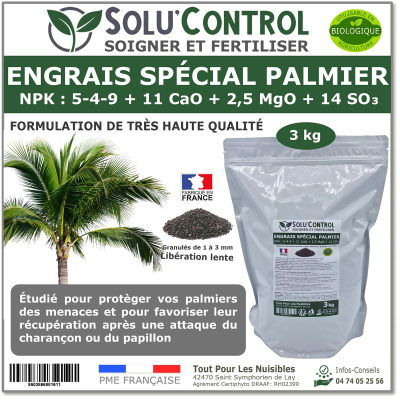 Engrais Palmier SOLU'CONTROL - 3kg