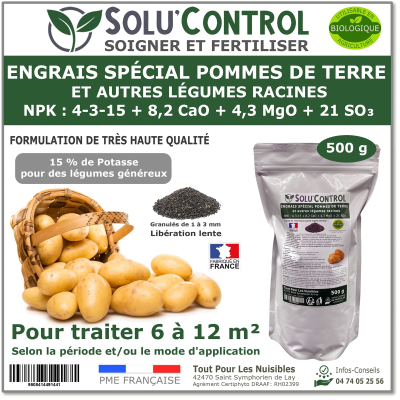 Engrais pomme de terre SOLU'CONTROL - 500g