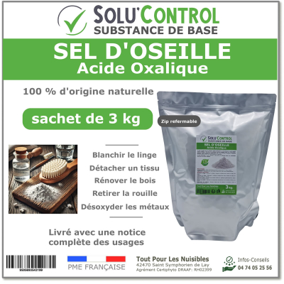 Sel d'oseille 3 kg - Label